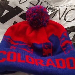 Lids Colorado 47' Brand City Scape Beanie - Red and Blue Osfa